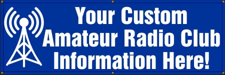 Custom Amateur Radio Club Banner