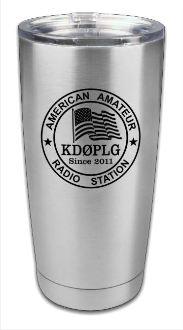 American Ham Callsign Polar Camel 20oz. Vacuum Insulated Tumbler