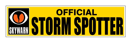 Skywarn Official Storm Spotter - Bumper Sticker