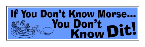 You Don't Know Dit! Bumper Sticker