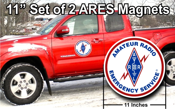 ARES 11" Vehicle Magnets - PAIR - Click Image to Close