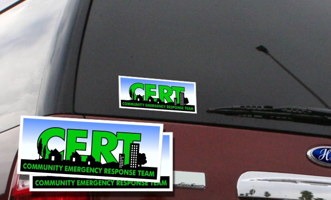 CERT Decals - 2 Pack