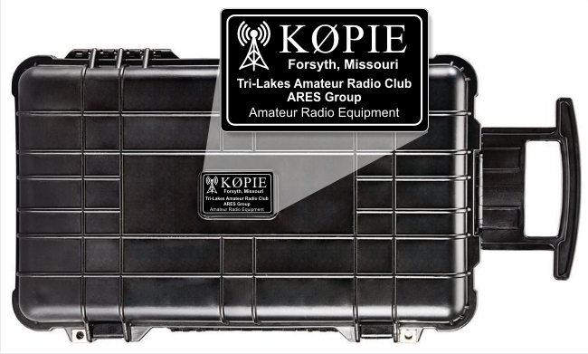 Antenna Callsign Faceplate for Apache 5800 Hard Case - Click Image to Close