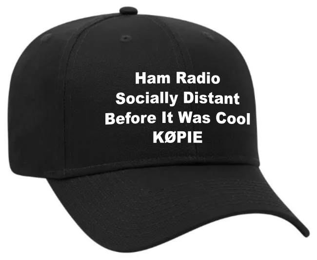 Socially Distant Before It Was Cool Callsign Cap - Click Image to Close
