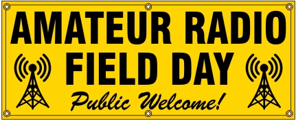 Amateur Radio Field Day Banner - Large - Click Image to Close