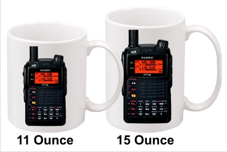 Yaesu FT-1D Black Handy Talkie Coffee Mug