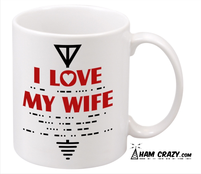 I Love My Wife CW Secret Message - Coffee Mug - Click Image to Close