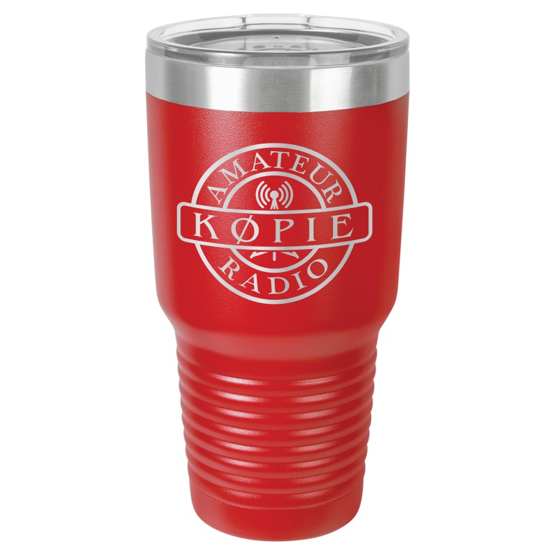 Ham Radio Call Sign 30oz Tumbler with Amateur Radio Logo - Click Image to Close