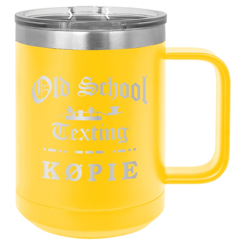 Ham Radio Call Sign 15oz Mug Old School Texting CW